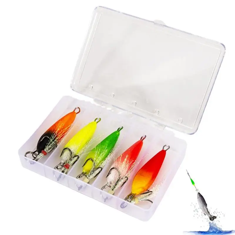 

Freshwater Fishing Lures Colorful Foam Ice Bass Lures Three Anchor Freshwater Saltwater Bass Fishing Lures Fishing Equipment