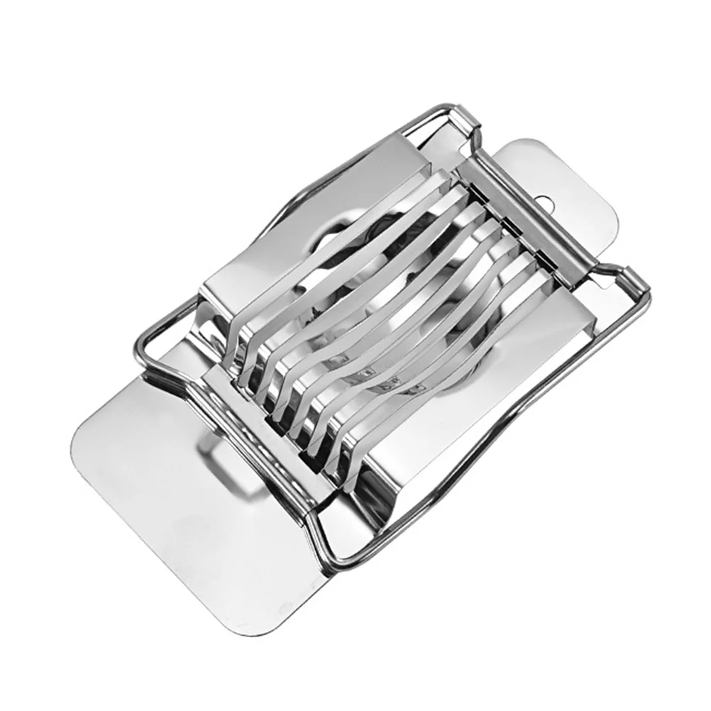 

Egg Slicertool Stainless Steel Metal Wedger Kitchen Slicing Wire Mushroom Duty Heavy Boiled Dicer Cooking Vegetables Fruit