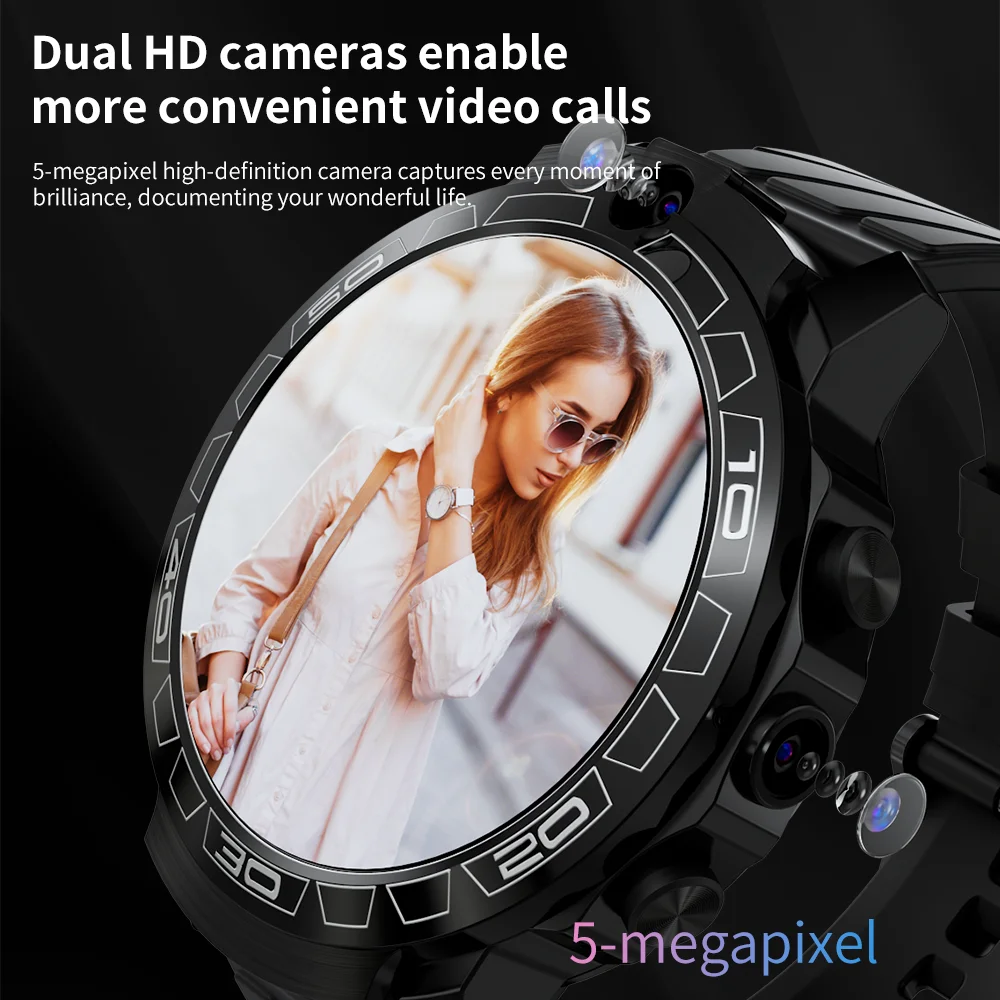 Для умных часов 4G LTE 4 + 64 ГБ 200 Вт 500 с двойной камерой APPLLP 3 Pro умные часы