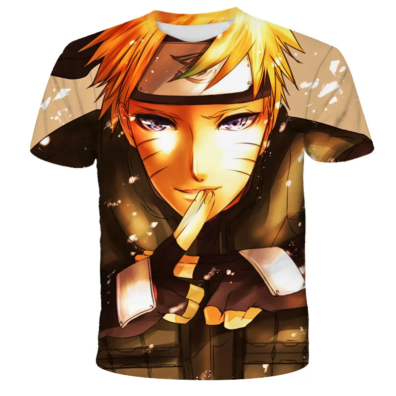 

3D Printing T-shirt 2022 New Japanese Anime Narutos Men's Fashion Streetwear Harajuku Male/ladies Tops t-shirt