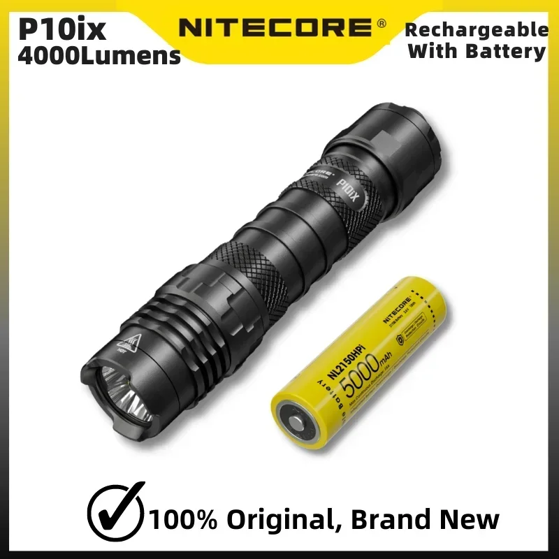 Фото NITECORE P10ix перезаряжаемый тактический фонарик 4000 люмен Xtreme Performance i-Generition 21700 Ultra Troch Light №1