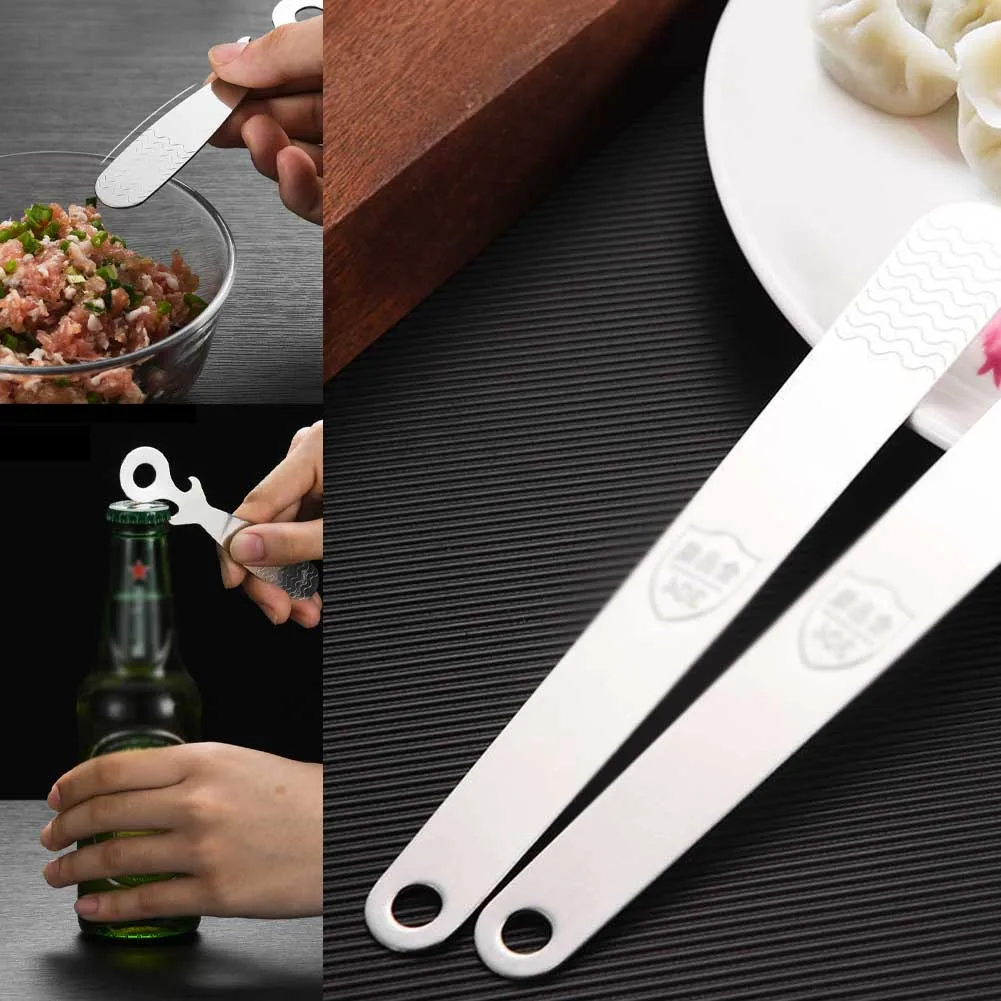 

1pc Stainless Steel Dumpling Maker Dumpling Filling Spoon Mixing Tools Kitchen Gadgets Bun Making Tool for Home Restaurant