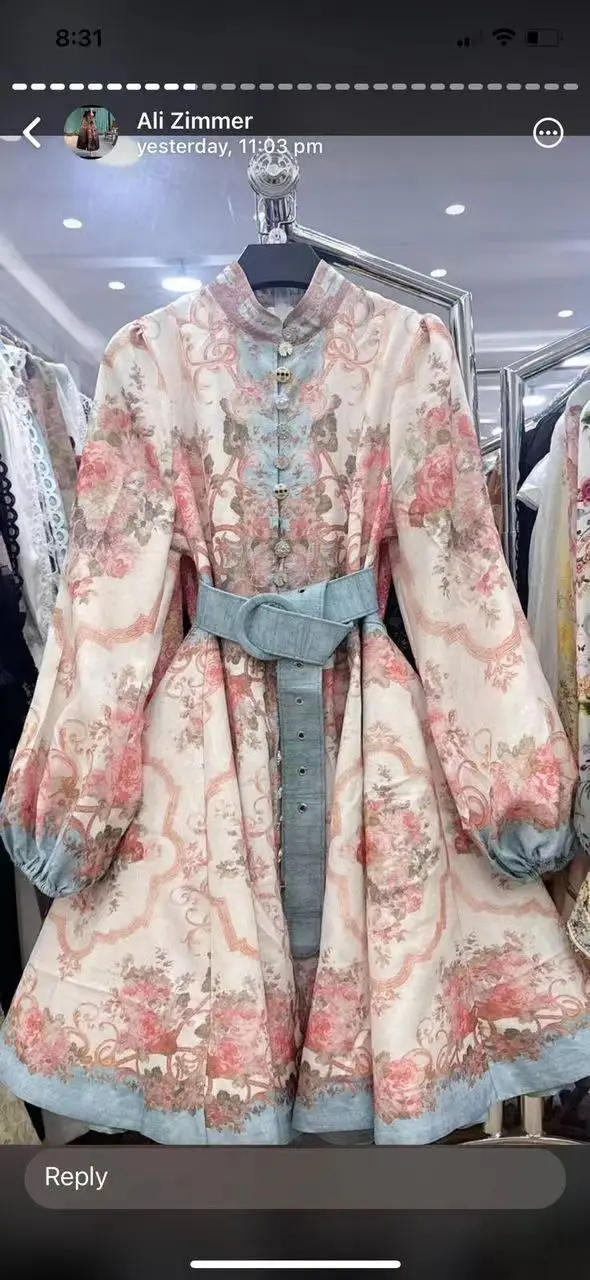 Популярное весеннее платье для девочек 2024