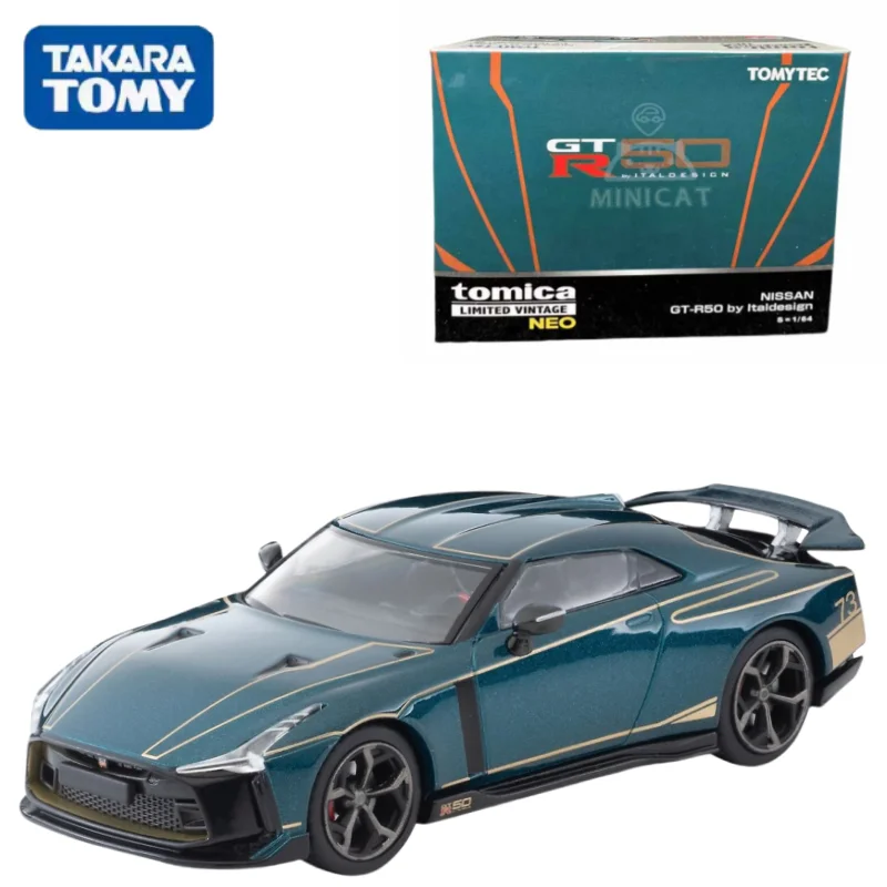 TAKARA TOMY TOMICA 1:64 TLV LV-N Nissan GT-R50 GTR Миниатюрная модель компрессионного вала из плотного