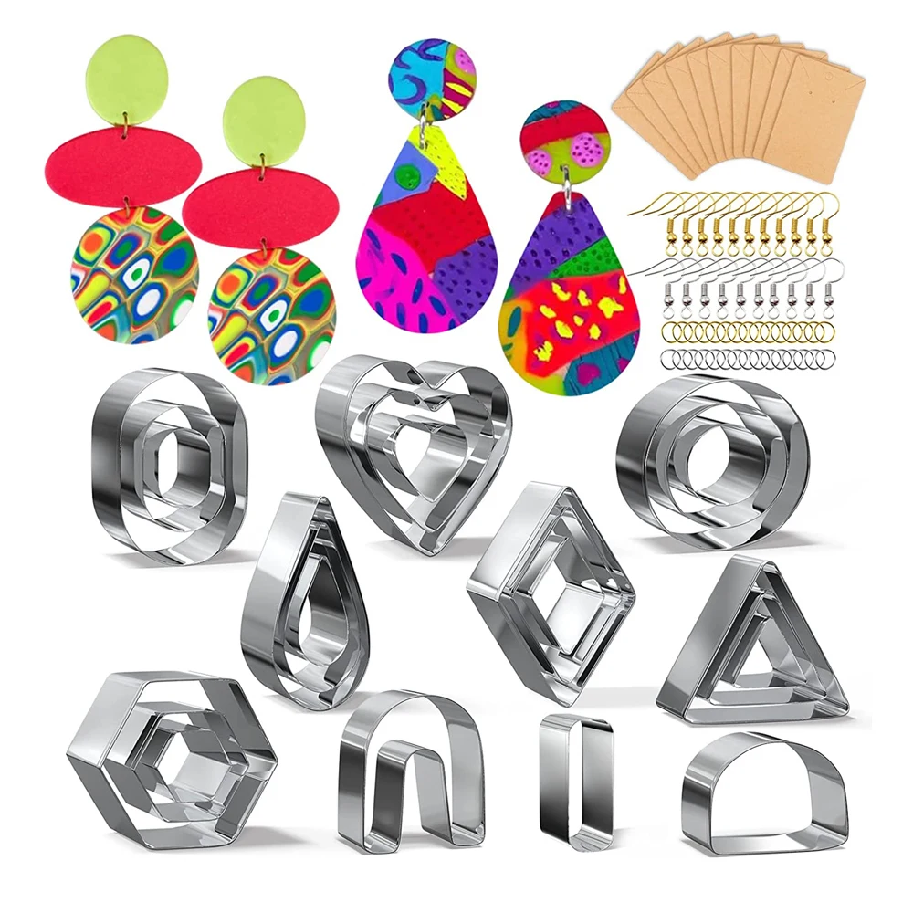 Ремешок для глины дизайнерских сережек сделай сам форма резки узоров из