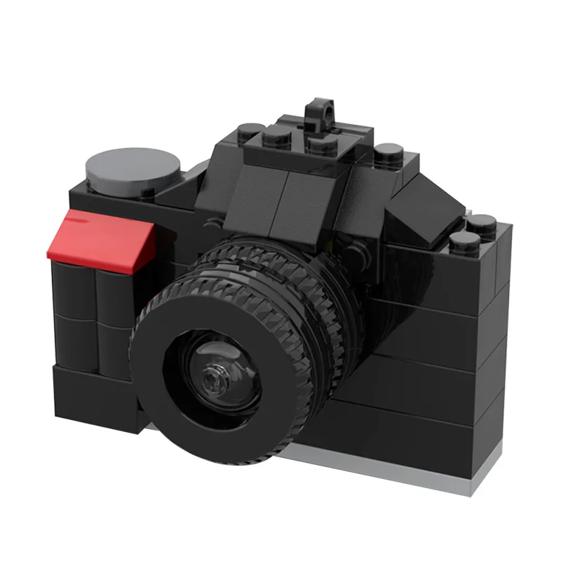 

MOC-30463 Building Blocks Camera Retro Digital Cameras Collector Assemble Brick Parts Kid STEM Toy DIY Collectible Birthday Gift