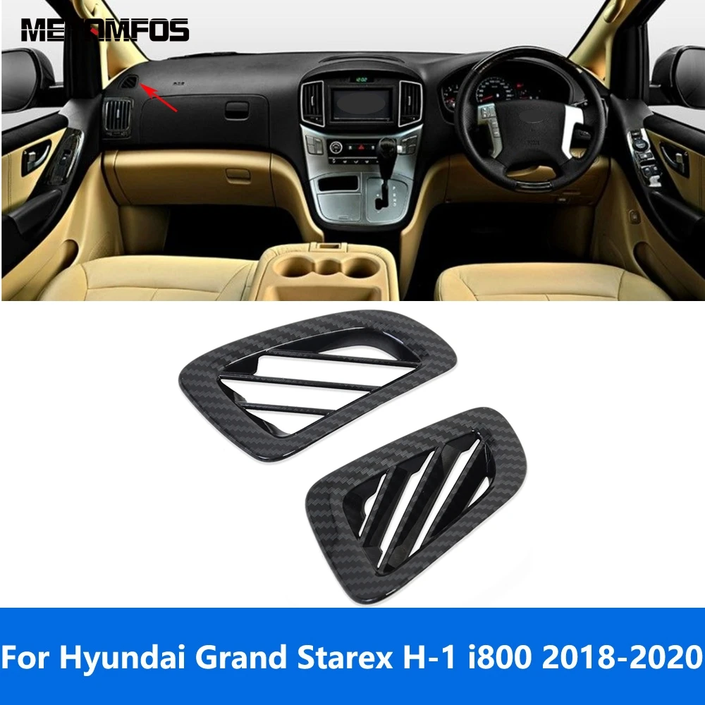 

Для Hyundai Grand Starex H-1 i800 2018 2019 2020 боковая передняя крышка вентиляционного отверстия кондиционера, декоративная отделка, автомобильные аксессуары