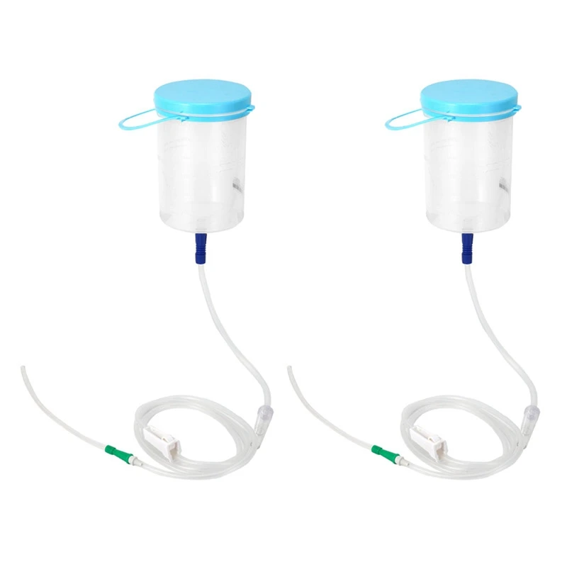 

2X Enema Bowel Barrel Enema Bag Device Gesen Coffee Intestine Bowel Hydrotherapy Device With 10 Tube Hygiene Product