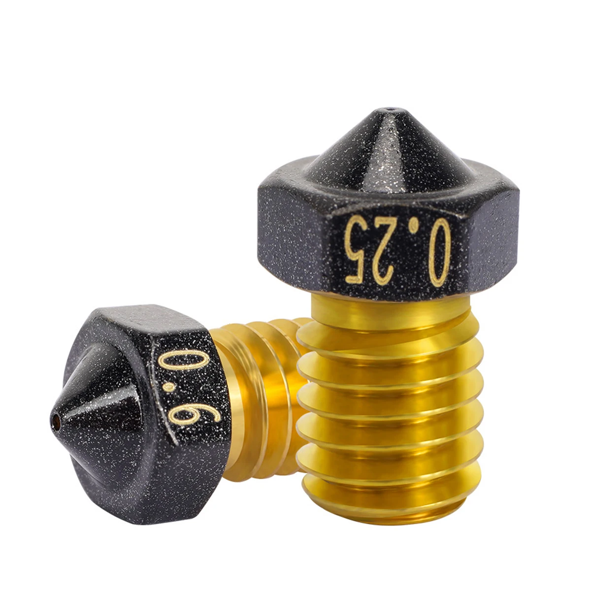 Новые насадки с покрытием MK8 V6 0 4 мм 6 детали для 3d-печати PETG антипригарная