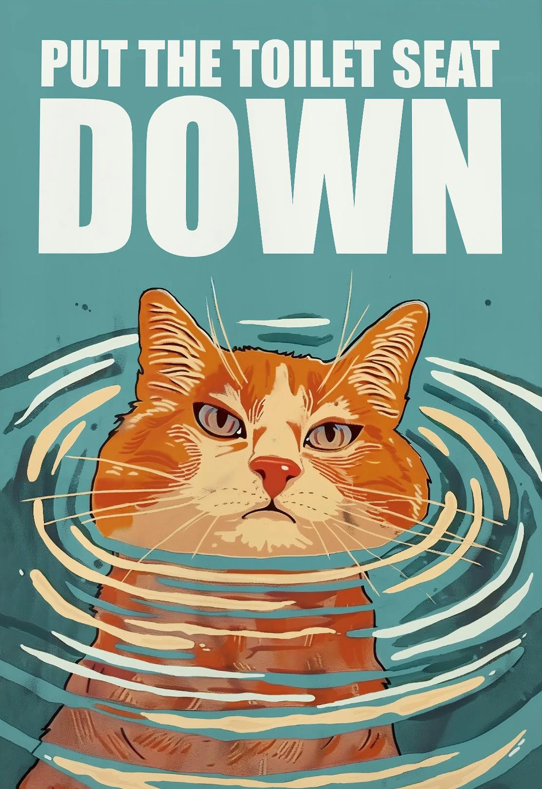 

Печать на холсте "Винтажные кошки", современный стиль