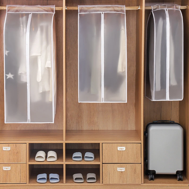 

Dustproof Clothes Dust Cover Clothing Hanging Bag for Suit Coat Dress Protector Closet Wardrobe Clothes Storage Bag Garment Bags