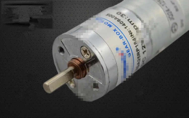 ZGA25RP DC 12 В 24 4 мм Диаметр вала Форма цилиндра Электрический мотор-редуктор