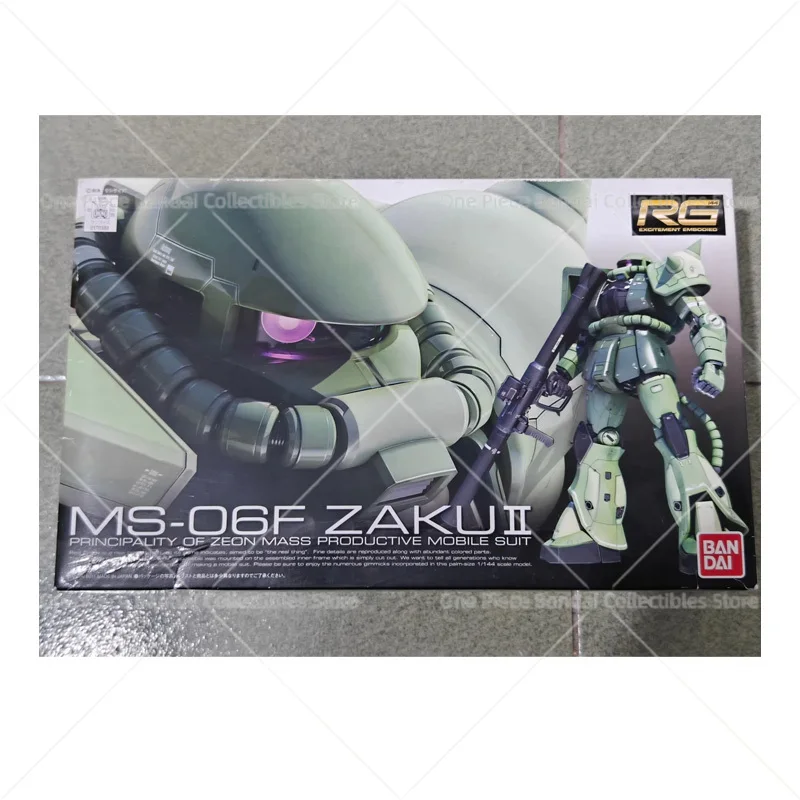 Bandai RG 1144 MS-06F Zaku II 12,5 см. Классический аниме-боевой робот. Сборная модель. Коллекционная игрушка. Подарок для детей и фанатов. (art.: 3920dcd36c2b7) - 3920dcd36c2b7