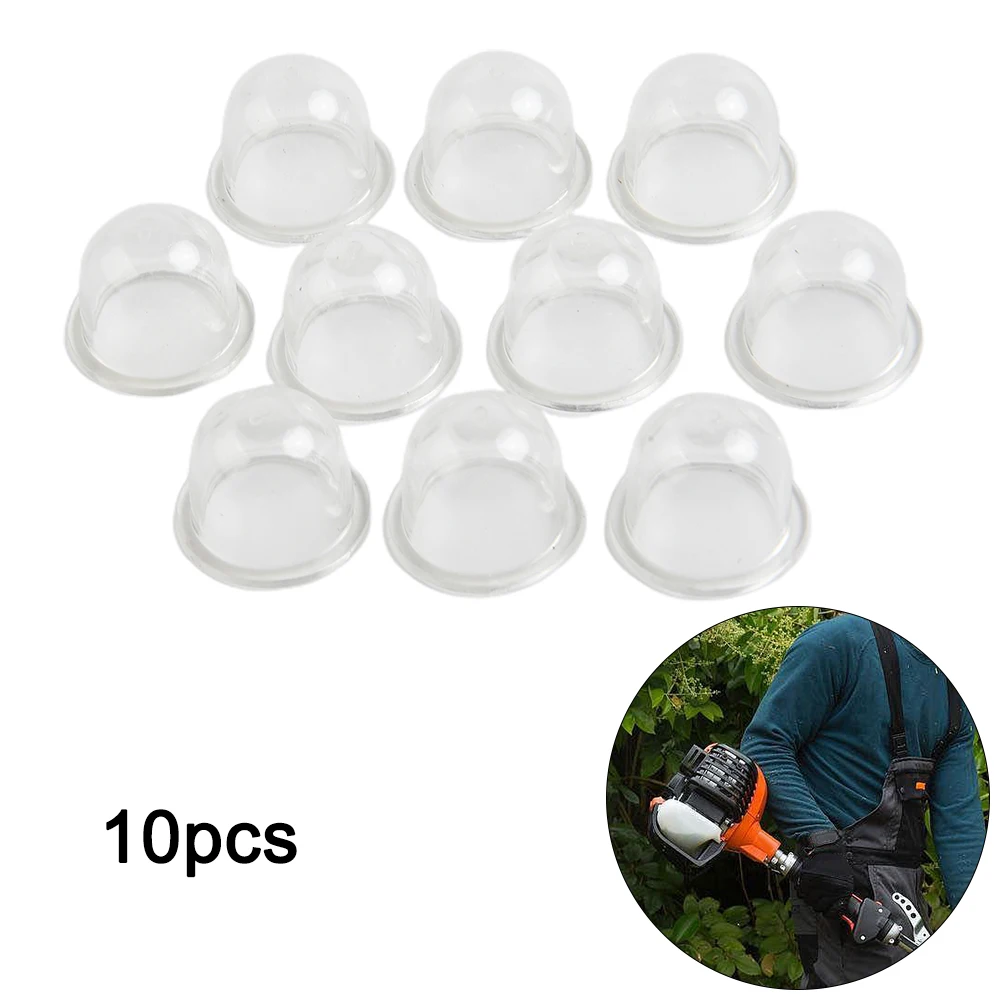 

10 Pcs Petrol Primer Strimmer Fuel Bulb Pump For Hedge Strimmers Trimmer Chainsaws Brushcutters Garden Tool Accessories