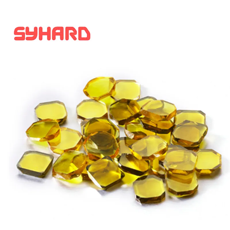 Синтетические алмазы HPHT, Большие Одиночные кристаллические Алмазы D12, высокотемпературные и высокоточные алмазы 2,5x2,5x1 3x3x1x1