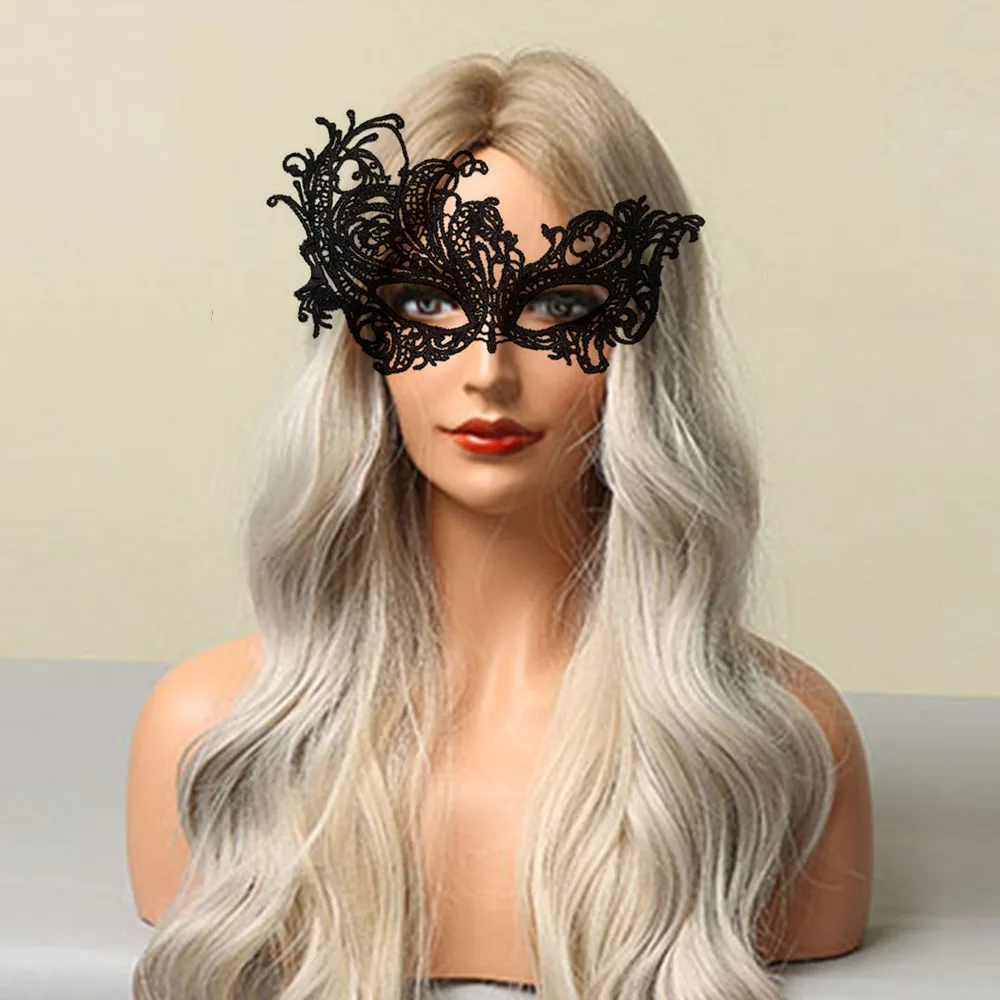 

Сексуальные игрушки для женщин, аксессуары, ажурная кружевная Маскарадная маска для лица, сексуальная маска для косплея, искусственная мас...