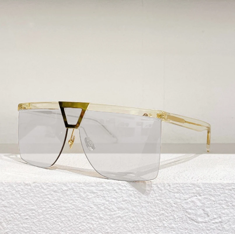 

Белые бежевые черные полуженские оптические очки SL537 высококачественные модные мужские солнцезащитные очки в большой оправе