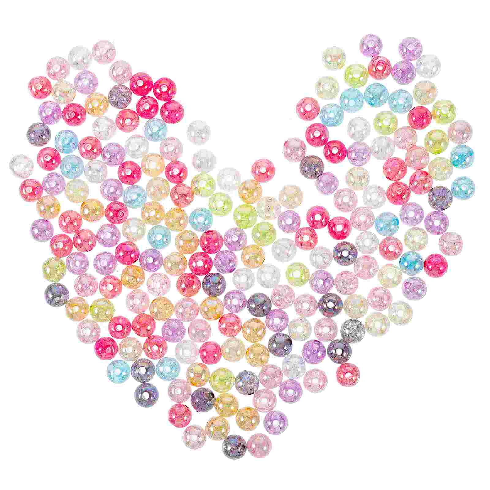 

200 Pcs Decor Spacer Beads Crafting Colored Small Beaded Bracelets Crafts Decorative