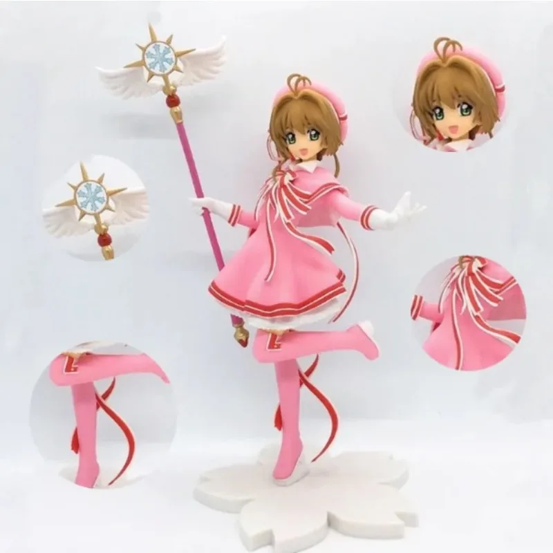

Kinomoto Sakura Cardcaptor Sakura Sakura Action Figures Dream Staff Hyakumanga Sakura Scenery