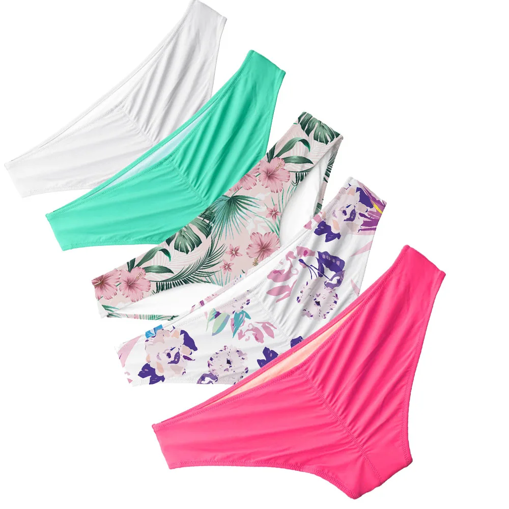 

Summer Woman Bikini White Bottom Swimming Bathing Suit Printing Brazilian Swimwear Swim Designer Brazilian Sexy Secret Plus Size