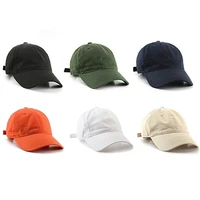 6 pack wholesale price cotton baseball caps for women men plain blank solid color 6 panels adjustable trendy outdoor unisex hats