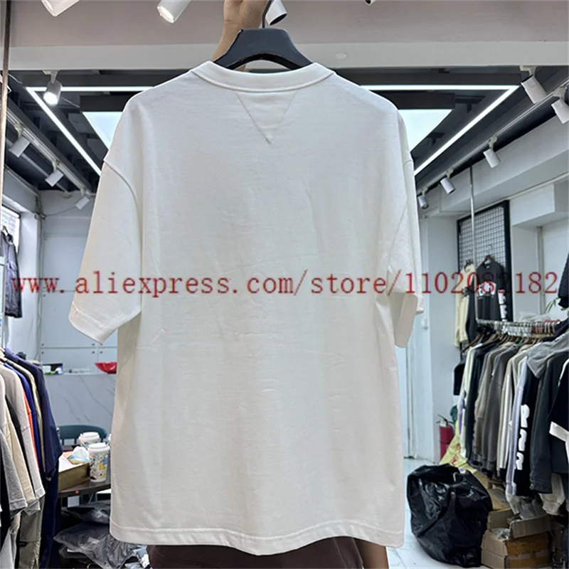 Однотонная белая Минималистичная Универсальная футболка для мужчин и женщин