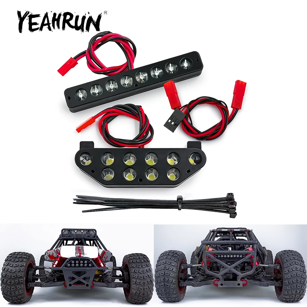 

YEAHRUN 1Set Front Headlight Rear Taillights Kit for 1/5 DBXL 1.0 4WD Gas Buggy RTR RC Car Model Upgrade Decoration Parts