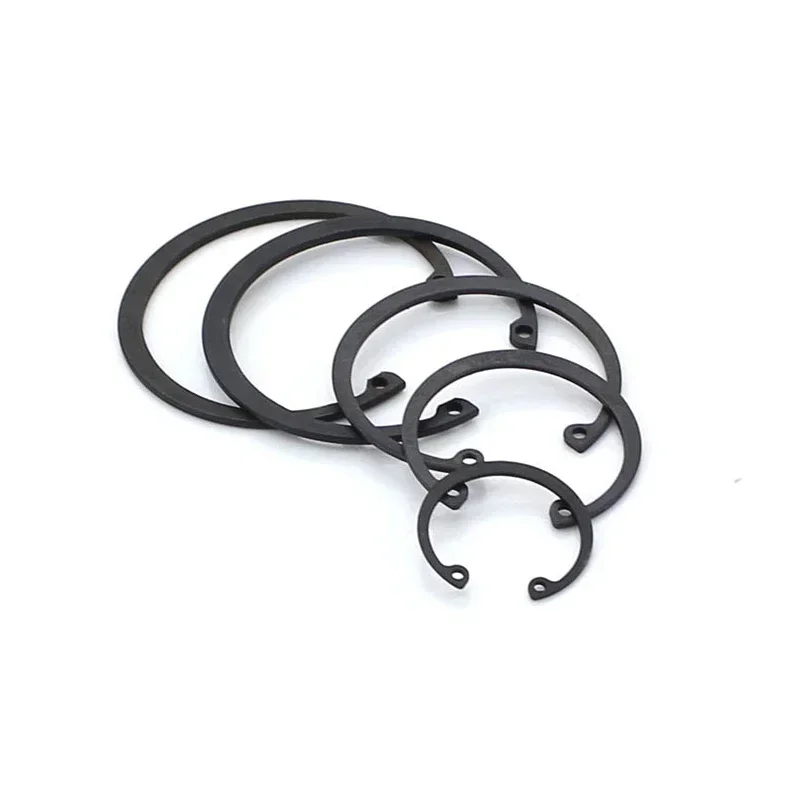 M82-M150 C зажимы стопорное кольцо для отверстия черная шайба из марганцевой стали 65
