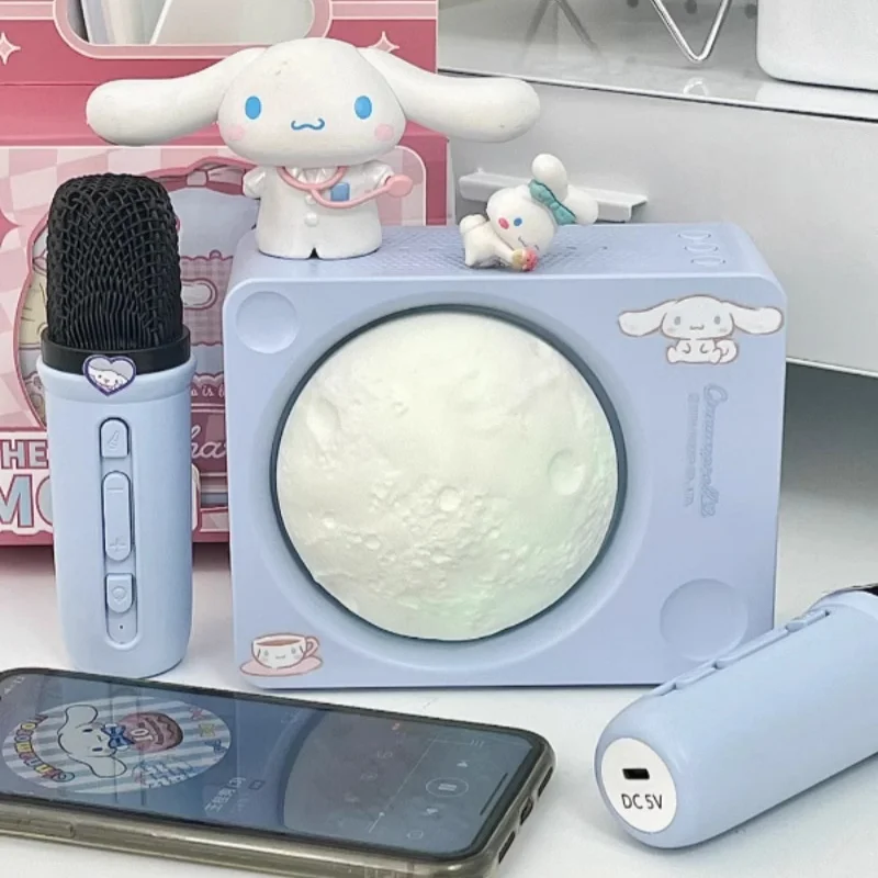 Bluetooth-динамик лунный ночник домашний беспроводной микрофон для караоке подарок