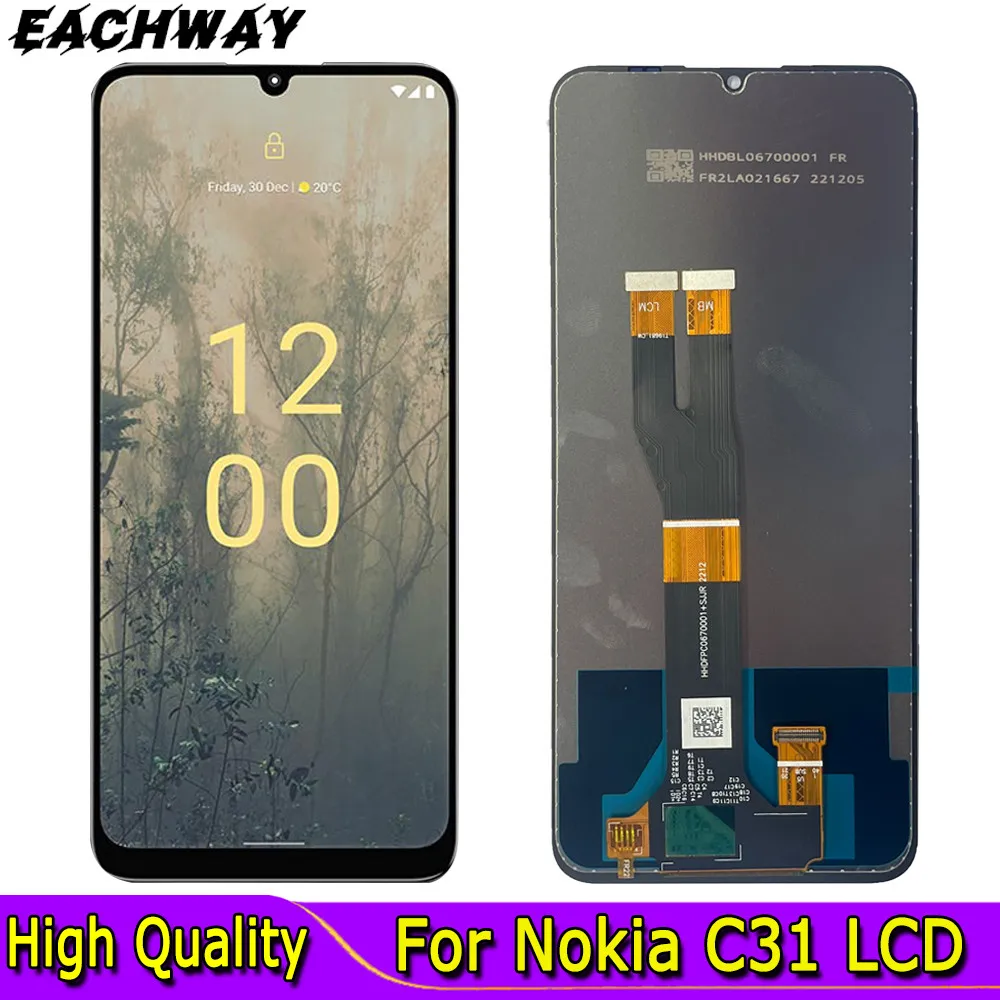 

For Nokia C31 LCD Display Touch Screen Digitizer For Nokia C31 Display Screen Replace TA-1499 TA-1497 For Nokia C31 LCD Screen