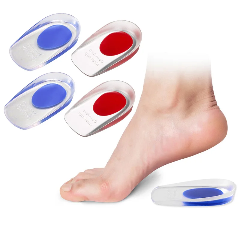 

Sdotter Silicone Gel Heel Cups Shoe Inserts for Plantar Fasciitis Sore Heel Bone Spur Achilles Pain Relief Protectors Foot Comfo