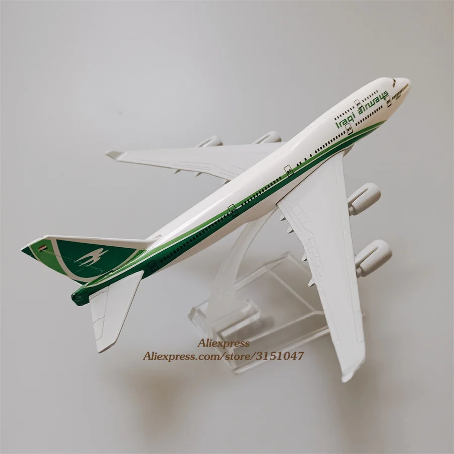 

16cm Alloy Metal Air Iraqi Airways B747 Airlines Airplane Model Iraqi Boeing 747 Diecast Air Plane Model Aircraft Kids Gifts