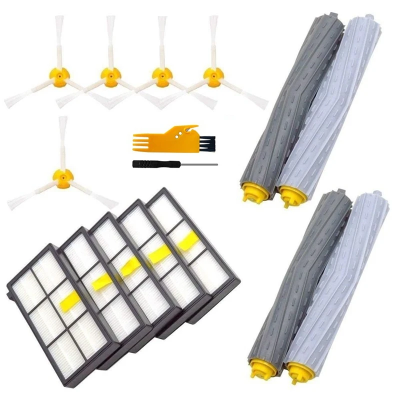 

1Set Replacement Parts Accessories For Irobot Roomba 800 Series 870/871/880/980/990 Vacuum Cleaner Roller Filters Side Brushes