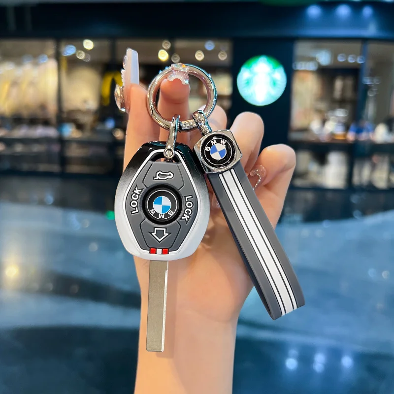 Силиконовый чехол для автомобильного ключа из цинкового сплава BMW X5 E53 X3 F83 E46 E39 E38