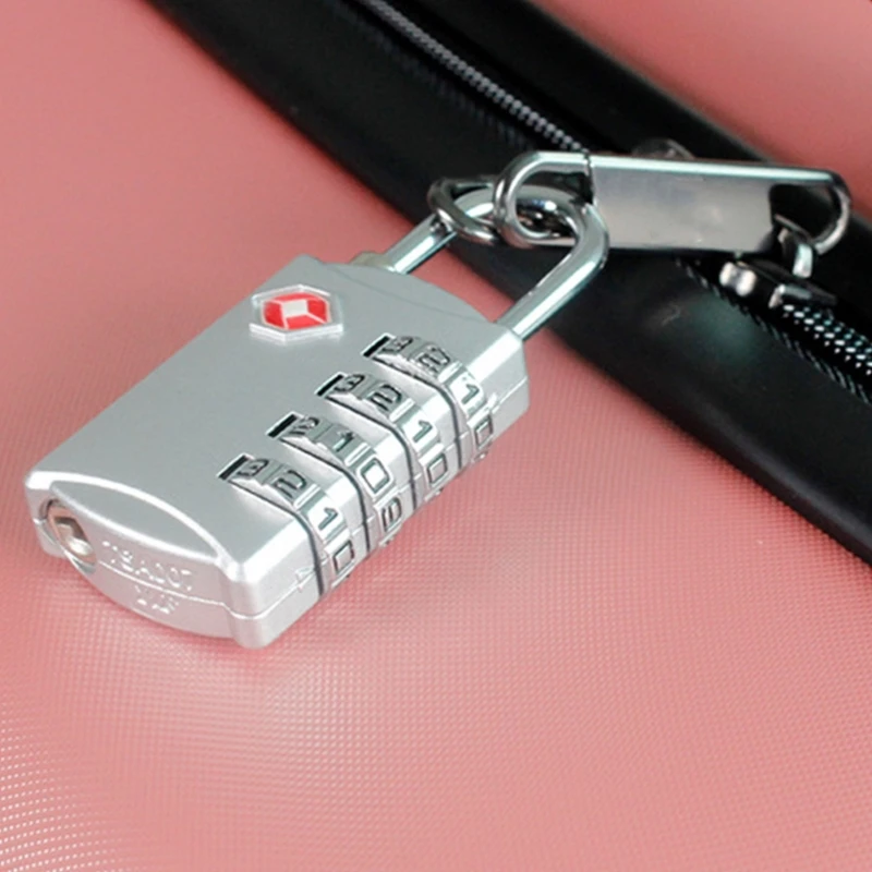 Одобренные TSA замки для багажа дорожные практичные чемоданов 4-значные