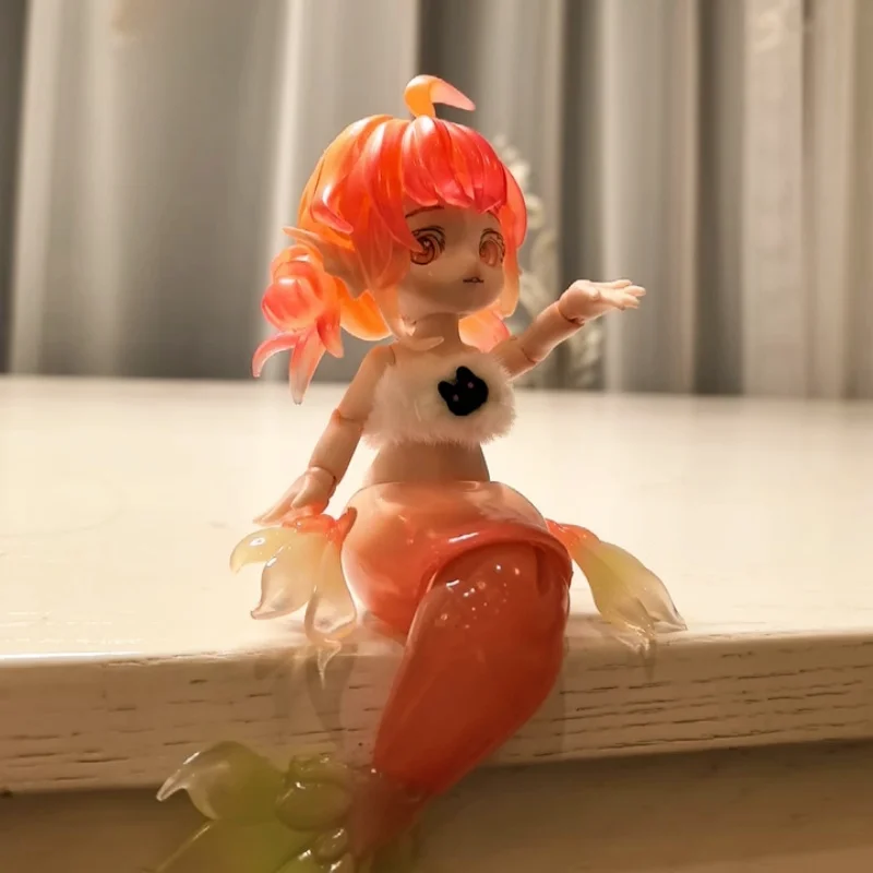 Русалка Чу Фигурка Bjd Слепая Коробка 1/12 Кукла Подвижный Шарнир Таинственная