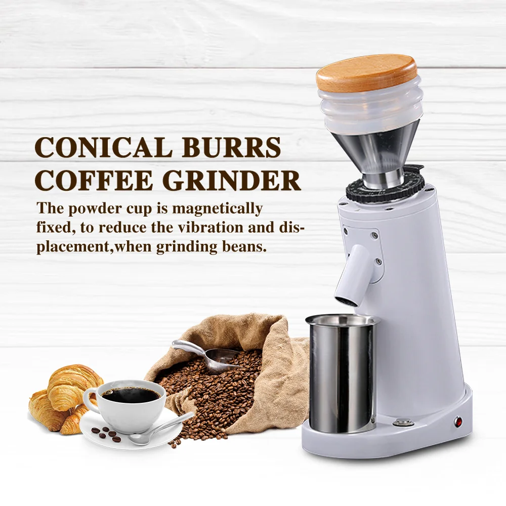

Electric Coffee Grinder Stainless Steel Conical Burr Automatic Coffee Bean Milling Machine Espresso Coffee New Styles