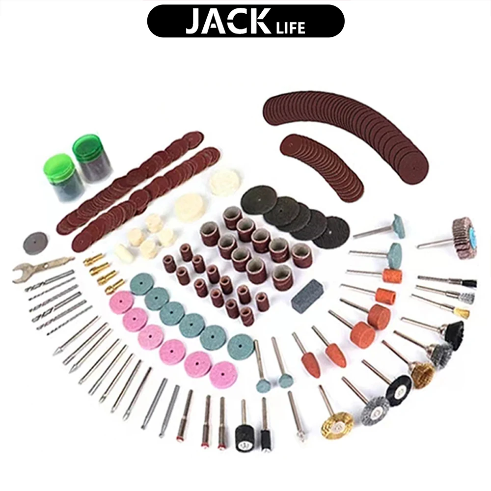 40/105/131PCS Abrasive Rotary Tool Accessories Set Electric Mini Drill Bit Kit Sanding Polishing Cutting Engraving Heads