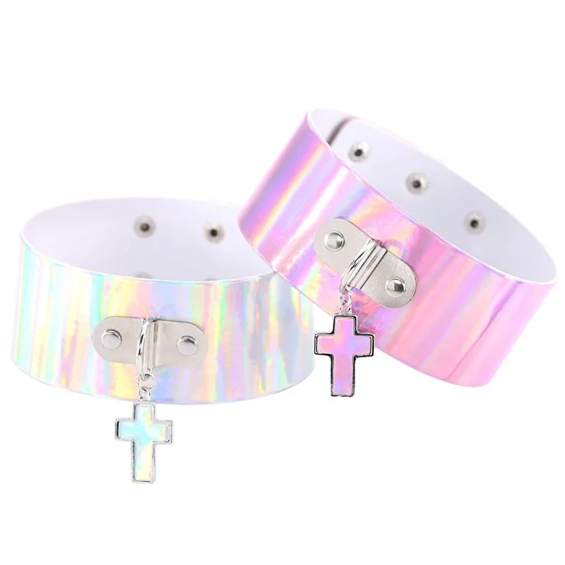 Женское Ожерелье-чокер с голографическим принтом