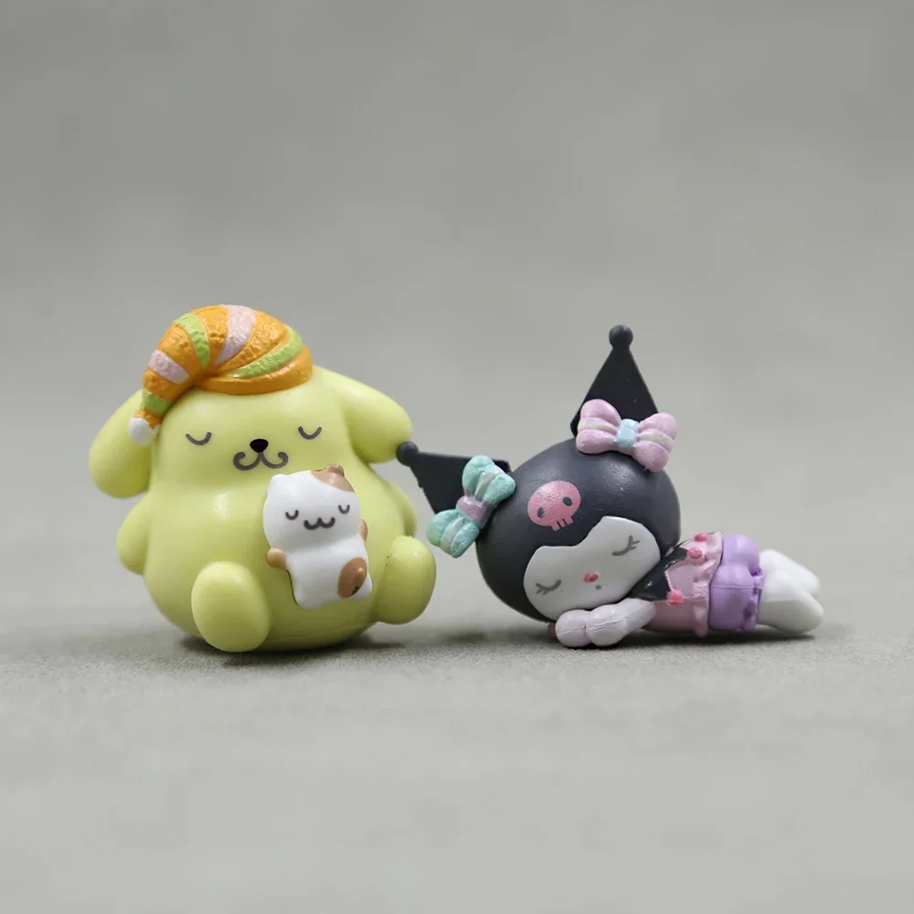 Фигурка Sanrio 4 см из аниме Hello Kitty кукла Мелоди куроми кавайное украшение для торта