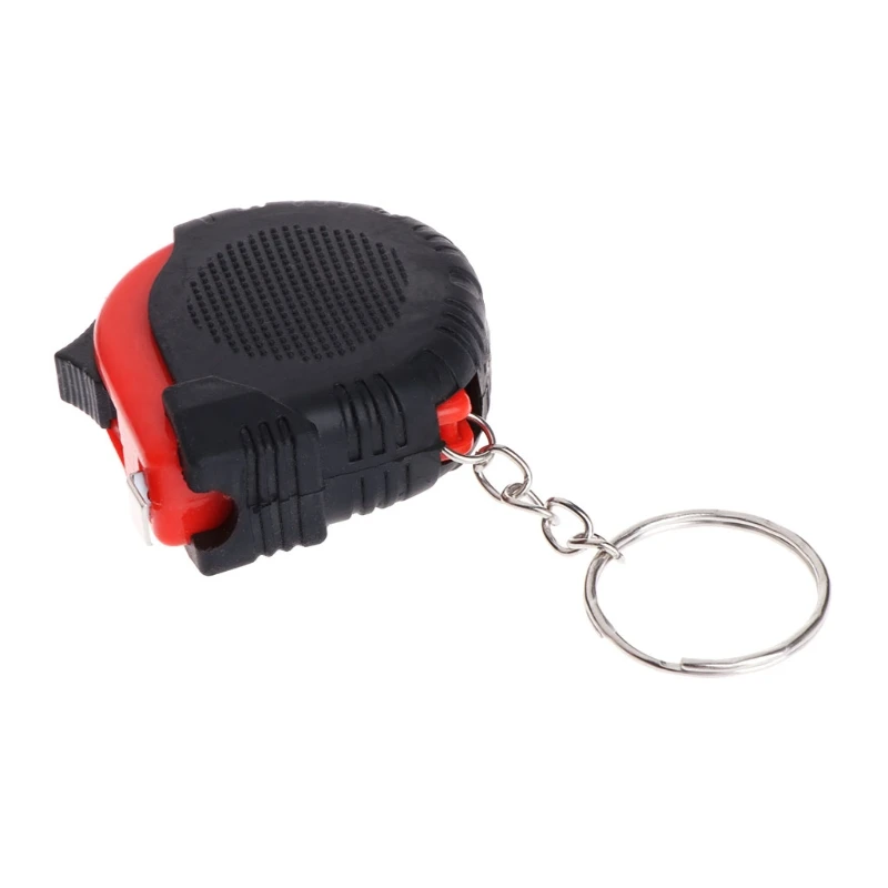 

Mini Tape Measure With Key Chain Plastic Portable 1m Retractable Ruler cm/Inch 367D
