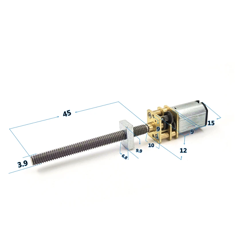 

Мини мотор-редуктор N20 с ходовым винтом