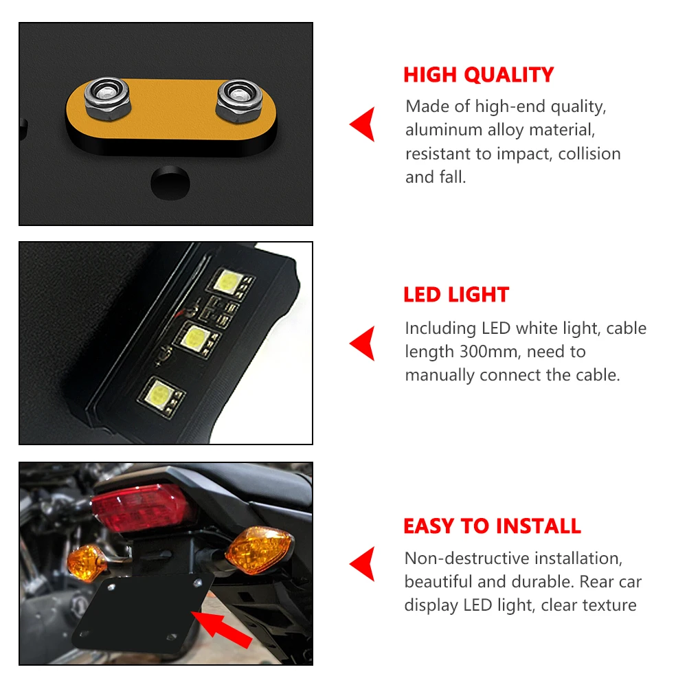 Держатель номерного знака для мотоцикла