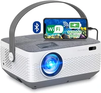 wifi projector bluetooth 8400mah battery rechargeable portable home projector fangor 1080p supported movie projector