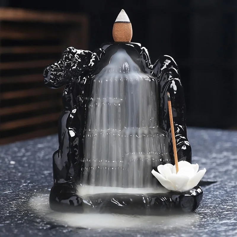 

HOT SALES !!! Backflow Incense Burner Waterfall Ceramic Smoke Censer Handicraft Home Decor Wholesale Dropshipping New Arrival