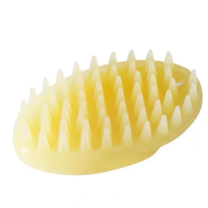 

Pet Dog Cat Massage Brush Comb Cleaner Puppy Wash Tools Soft Gentle Silicone Bristles Quickly Cleaing Brush Dog Accessories