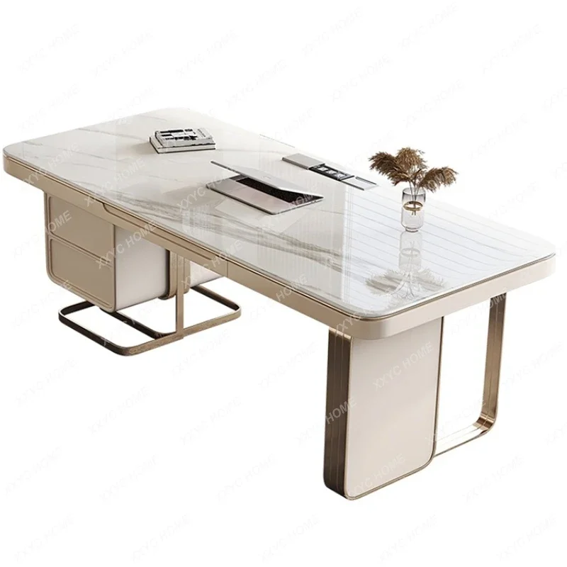 

Reception Drawers Office Desks Boss Simplicity Storage Single Office Desks Computer Write Escritorio Ordenador Furniture QF50OD