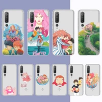 yndfcnb japan anime cute ponyo on the cliff phone case for samsung a51 a52 a71 a12 for redmi 7 9 9a for huawei honor8x 10i case