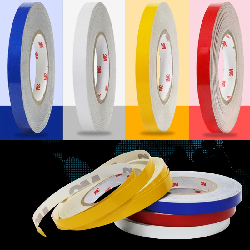 

5M*2CM Car Reflective Tape Sticker Safety Mark Car Reflector Adhesive Strip Universal Decoration Sticker External Accessories