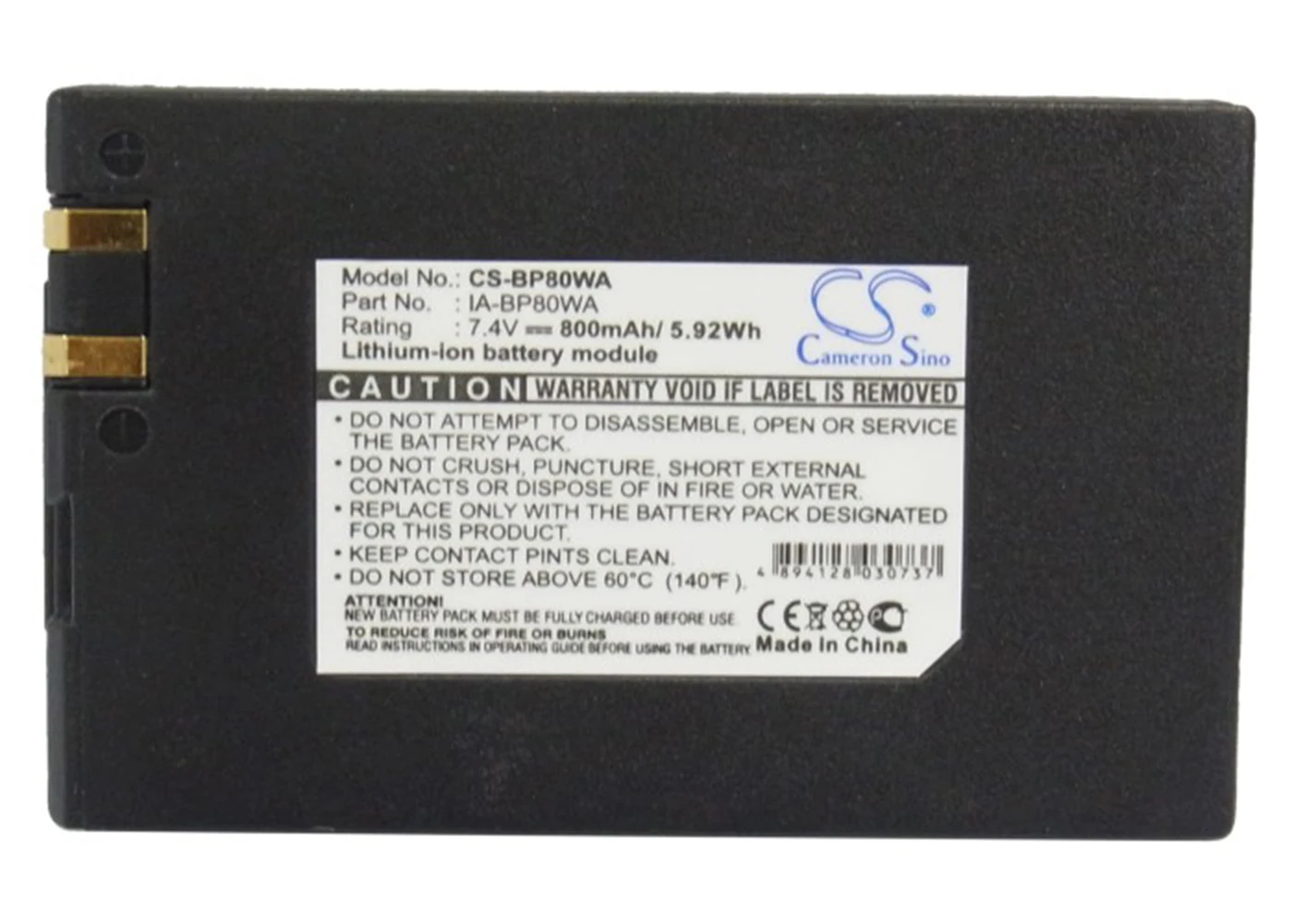 

Cameron Sino 700mA Battery for Samsung SC-D381,SC-D382,SC-D383,SC-D385,SC-D391i AD43-00186A,AD43-00189A,IA-BP80WA